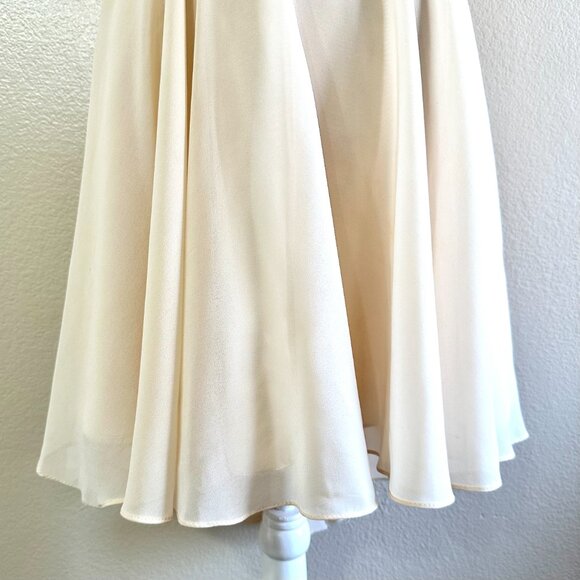 Cinderella Divine Y2k 2000s Cream Strapless Sweetheart Dress - Picture 6 of 8